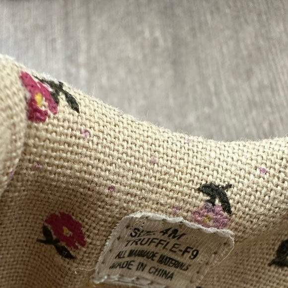 VTG OshKosh B’Gosh Genuine Mary Janes Floral Baby Girl 4M - Picture 8 of 16